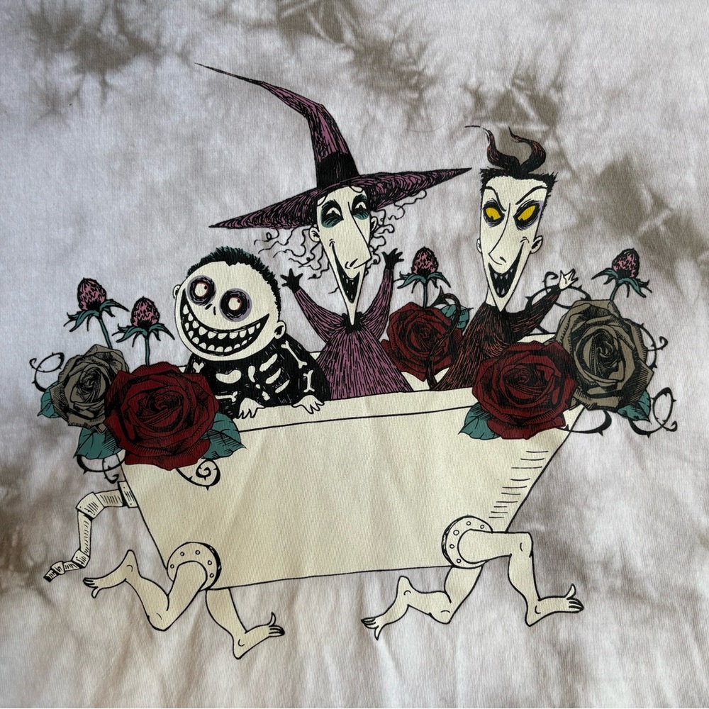Disney Nightmare Before Christmas Lock Shock Barrel Lg‎ Sleeve READ MEASUREMENTS